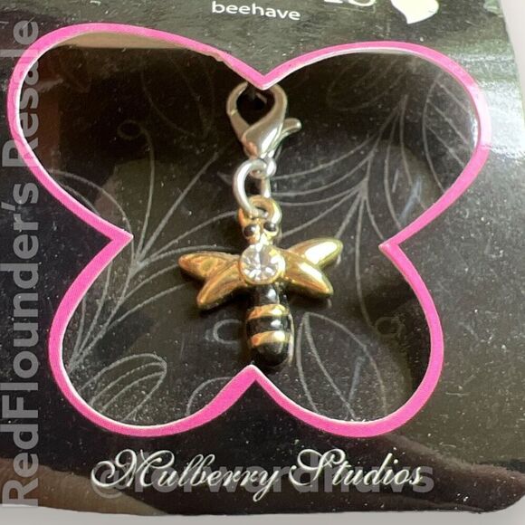 Bundle Sale 3 for $15 | Cherish Charms | Beehave | Charm for Bracelet | Mulberry - Picture 5 of 7